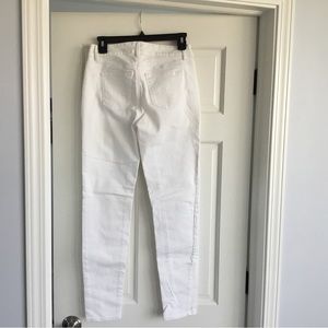 Women’s white denim pants, White House Black Market